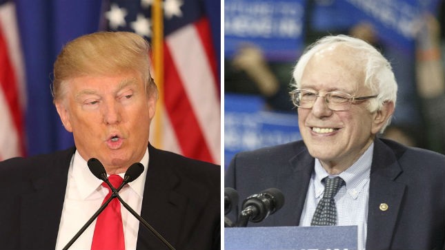Presidential candidates Sanders and Trump win in primaries last night