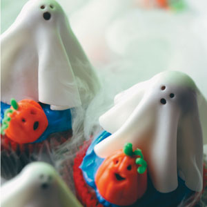 The final recipe is "Sugar Ghost Cupcakes". These cupcakes involve a little bit more time and decorating than the other ones mentioned, but they will surely get any Halloween-lover into the spirit! For the full recipe and details, go to "tasteofhome.com"!