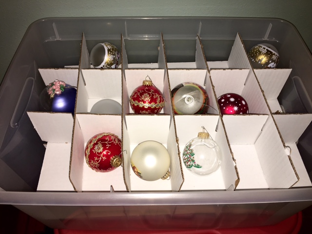 Ornaments like these are one example of the varieties of decorations Project Sparkle accepts. 