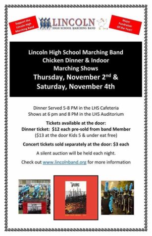 Marching Band Indoor Concert information