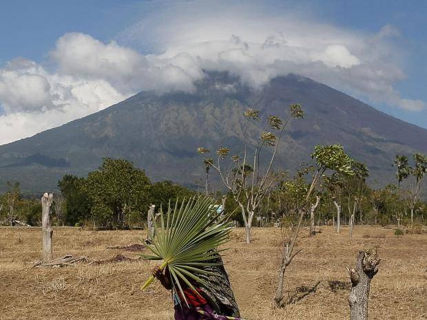 Mount Agung threatens to erupt.