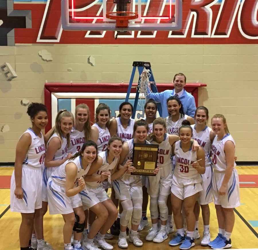 The LHS girls basketball team beat Watertown  54-38 on March 2. The team has advanced to the State tournament.