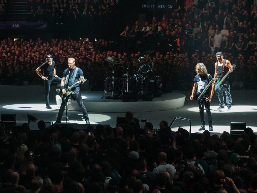 Metallica performs in London in 2017.