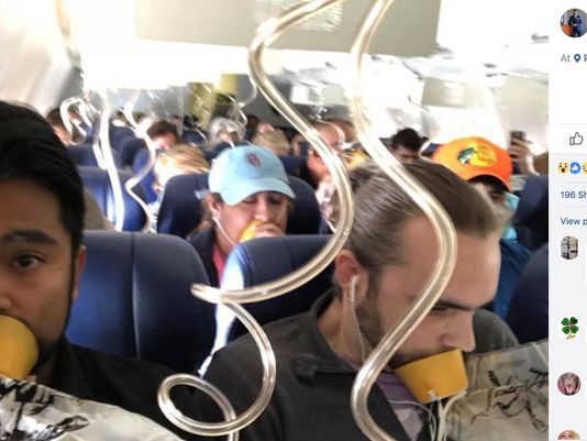 Marty Martinez captured photos and video during Southwest Airlines flight 1380s emergency landing.