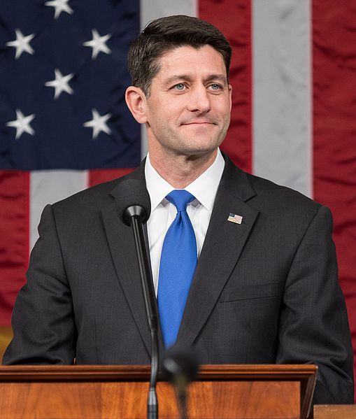 Paul Ryan is the 54th Speaker of the House for the United States House of Representatives.