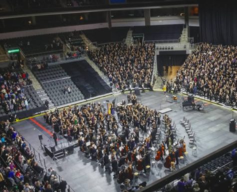 Hard-working LHS musicians preparing for All-State performance
