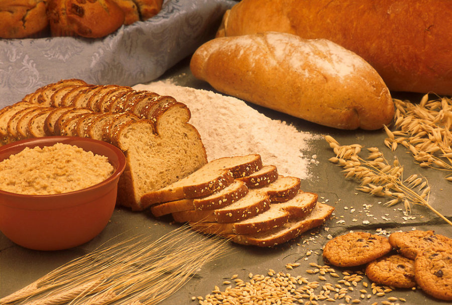Bread is a frequently consumed item containing gluten.