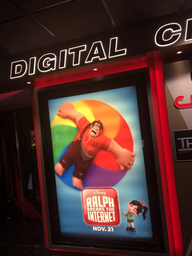 Ralph Wrecks the Internet movie poster in Century 14 theater.