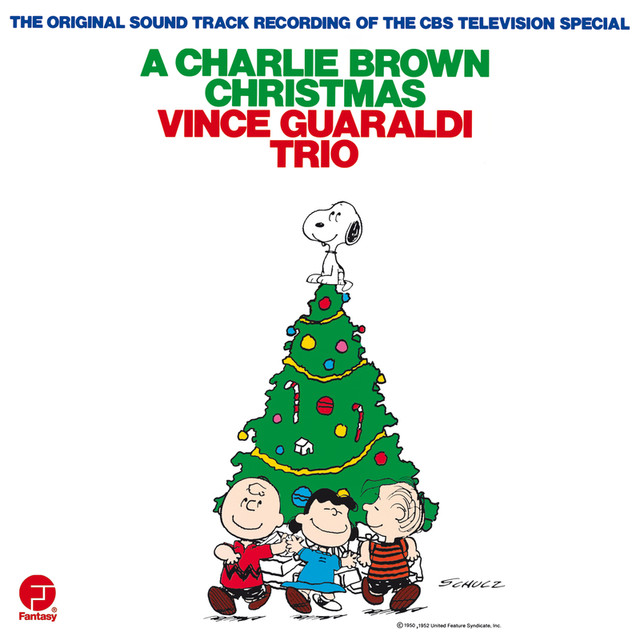 the Vince Guaraldi Trios album cover for A Charlie Brown Christmas.