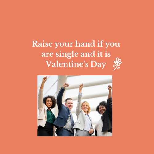 People in a stock photo raise their hands. 