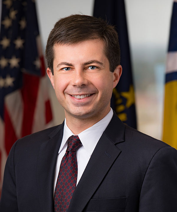 Pete Buttigieg, a democratic candidate runs for President in 2020