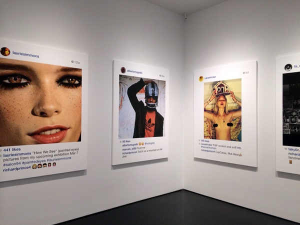 Princes show featured essentially a gallery of womens Instagram photos.