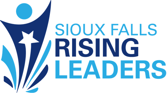 The logo for the Sioux Falls Rising Leaders Summit, which will take place on April 27 in Sioux Falls.