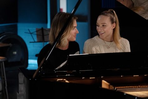 Luke Eisner as Stig and Ava Michelle as Jodi in a scene from the Netflix movie “Tall Girl.”