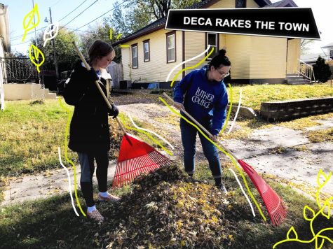 LHS DECA Rakes the Town