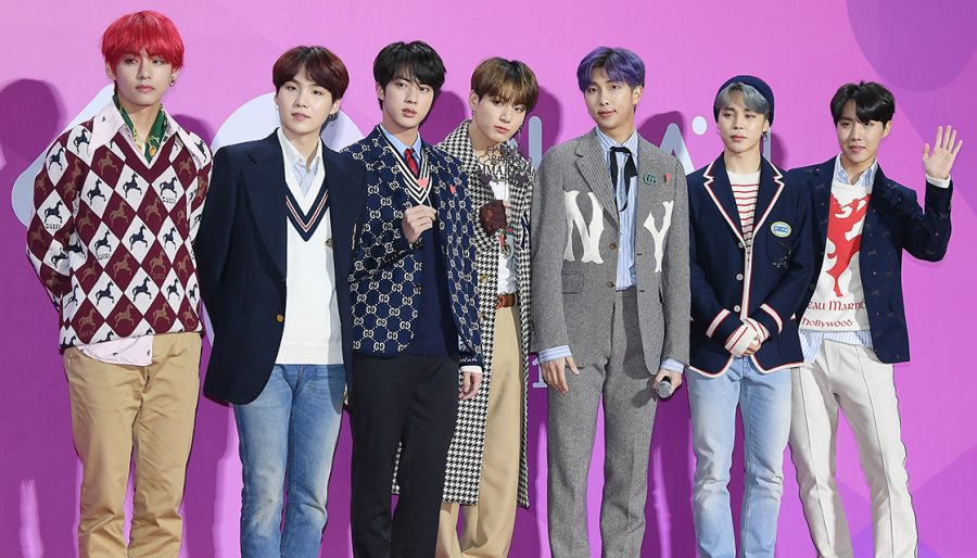 BTS' 2019 GRAMMY Suits On Display At GRAMMY Museum