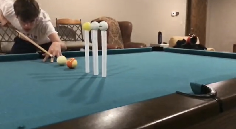 Robert Baker has been filming, producing and posting pool trick shot videos since 2017.