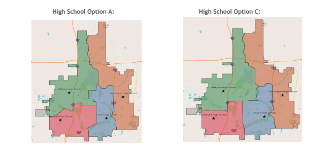 The new boundaries will be voted on by the school board on June 22, 2020 and will go into effect the fall of 2021.