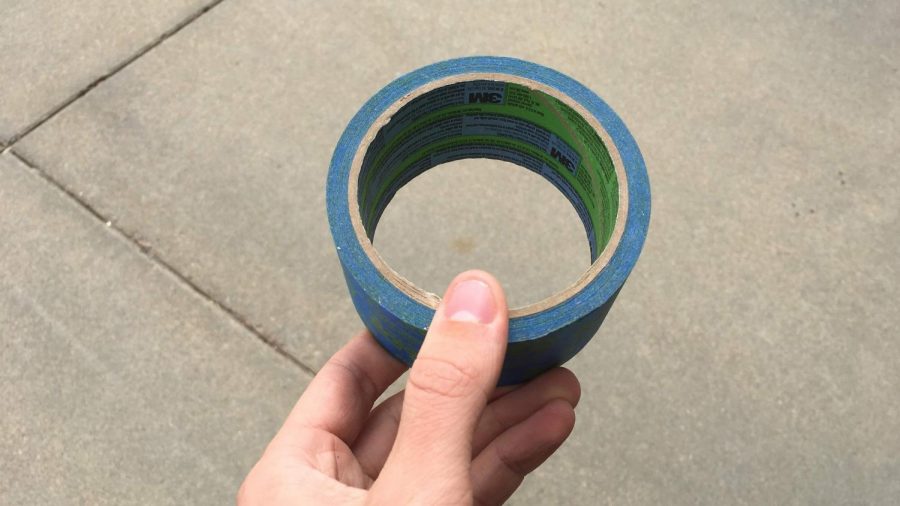 An elusive roll of Scotch Painters Tape. DIY quarantine projects have caused a shortage of the high-quality, low-residue tape.
