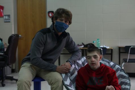 Ty Schaefer and Caleb Robinson are often spending time together in the RISE room.