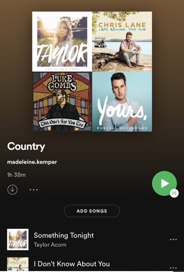 Over the last couple of years, I have been compiling a playlist of my favorite Country songs, ready to be played whenever the moment strikes.