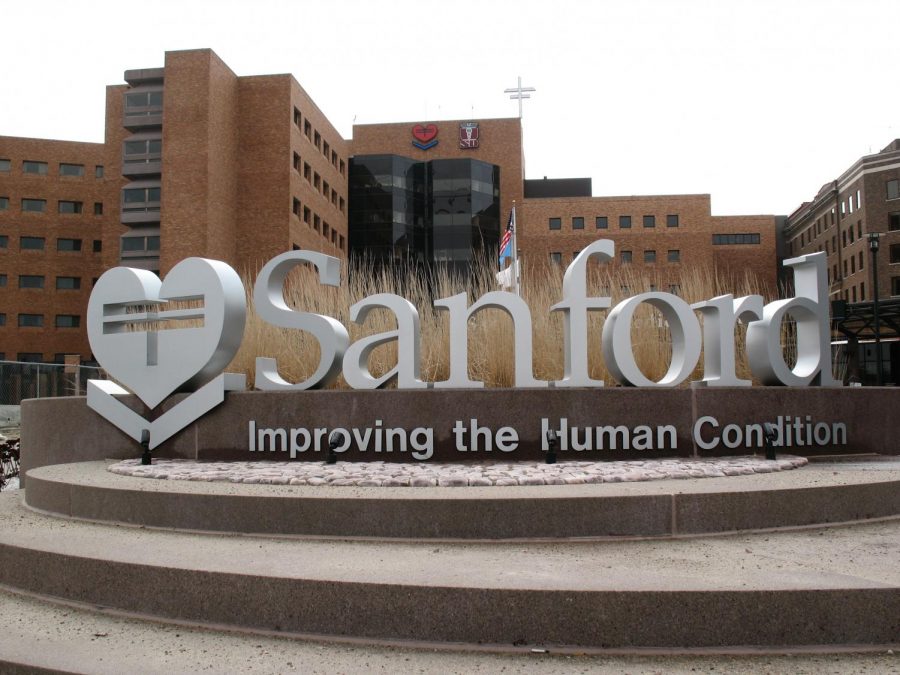 One of the many Sanford signs that can be seen displayed throughout the city of Sioux Falls. 
