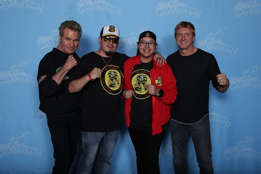 The Cobra Kai cast at Super Festivals in Ft. Lauderdale, Florida. 