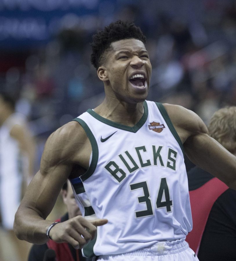 Giannis Antetokounmpo resigned with the Milwaukee Bucks after many rumors that he would leave.