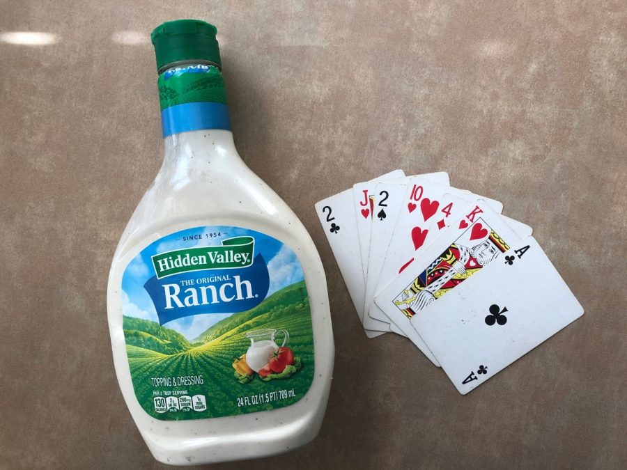 Ranch dressing and card playing... whats more Midwestern than that??