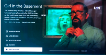 The movie, Girl in the basement, was released on Hulu in February, 2021. 