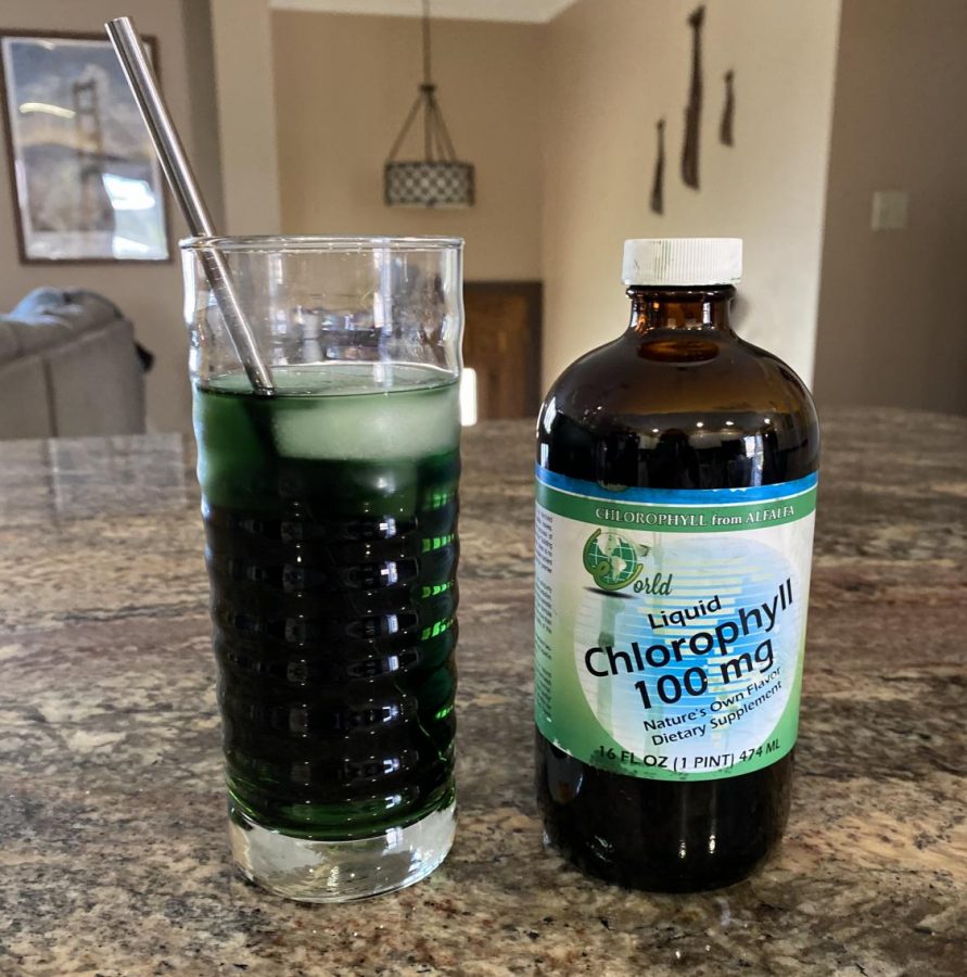 Chlorophyll helps with blood detoxification, gut health, energy and more