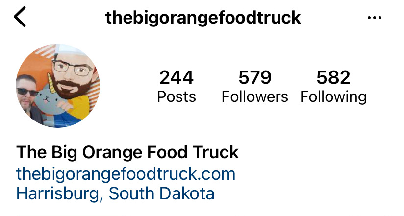 You can find The Big Orange Food Truck and many of the others on Instagram and other social media platforms.