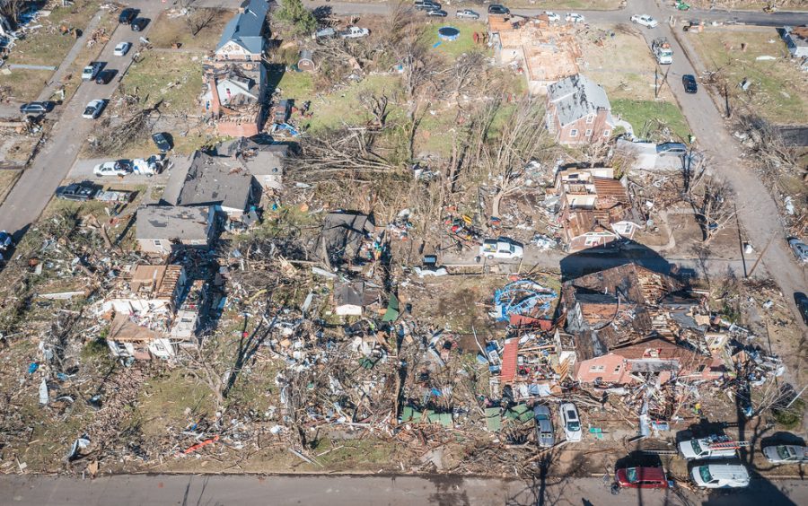 Storm and tornadoes on Dec. 10, 2021, resulted in the destruction and loss of at least 74 residents in Kentucky. 