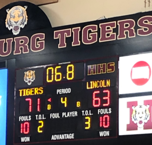 The Patriots came up just short against the Tigers in their well fought basketball game Tuesday night, Dec. 14, 2021.