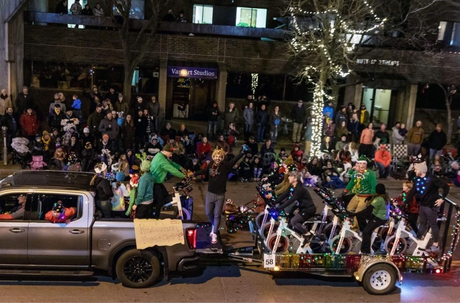  The Parade of Lights brought a variety of people together to celebrate the upcoming holiday season.
