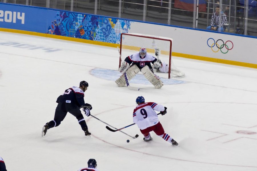 Ice hockey is one of the many sports featured in the 2022 Winter Olympics.