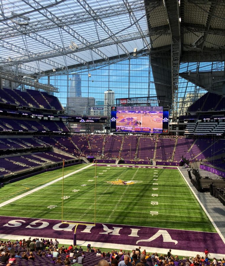 U.S.+Bank+Stadium+has+been+the+home+of+the+Vikings+for+five+years.