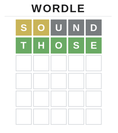 Some days, while playing Wordle, you can get lucky and end up guessing the correct word on the second or third try.