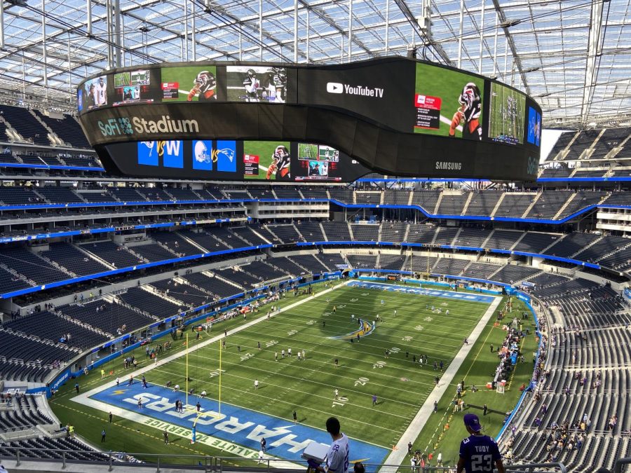 The SoFi Stadium will be the location of the 2022 Superbowl. It is the home to the Los Angeles Rams.