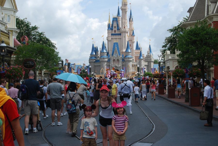 One of my first memories is being in Disney World with my whole family. 