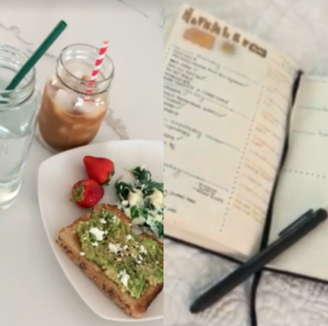 My favorite morning rituals include journaling, planning my day and making a delicious breakfast. 