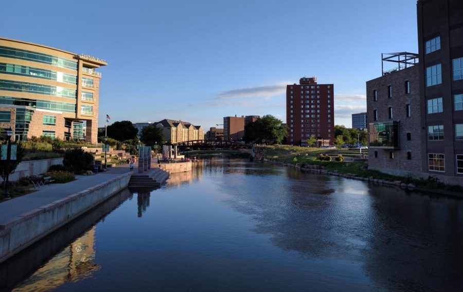 The skyline of the Big Sioux River and Cherapa Place will soon be changing as the development gets underway.