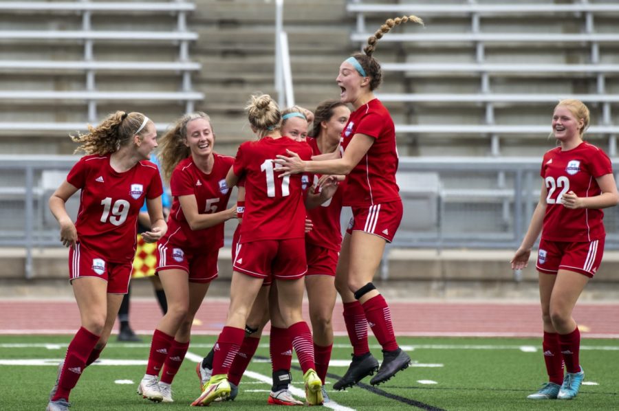 The LHS girls soccer team beat Rapid City Central 4-2 during the quarterfinal game of the 2021 state tournament. 
