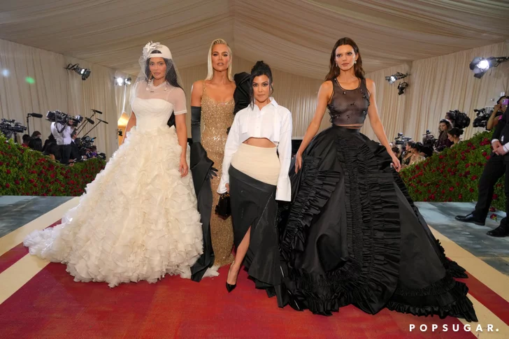The Kardashian-Jenner daughters all together in one picture at the Met Gala for the first time ever.
