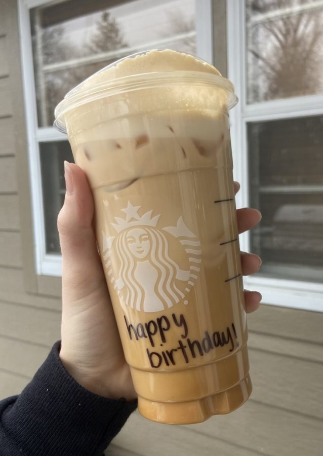 This Starbucks drink would have been $10.45, but I got it for free on my birthday. 