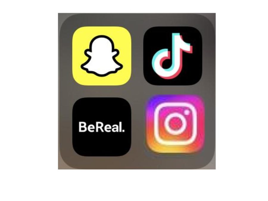 SnapChat%2C+TikTok%2C+Instagram%2C+and+BeReal+are+becoming+more+similar+each+update.