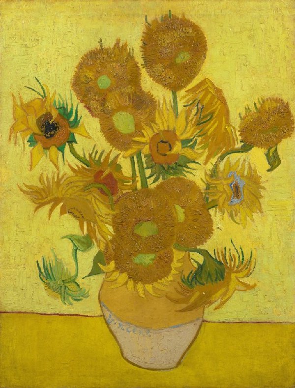 Vincent+Van+Gogh+originally+painted+Sunflowers+in+1888%2C+but+protestors+have+given+it+a+new+claim+to+fame.+