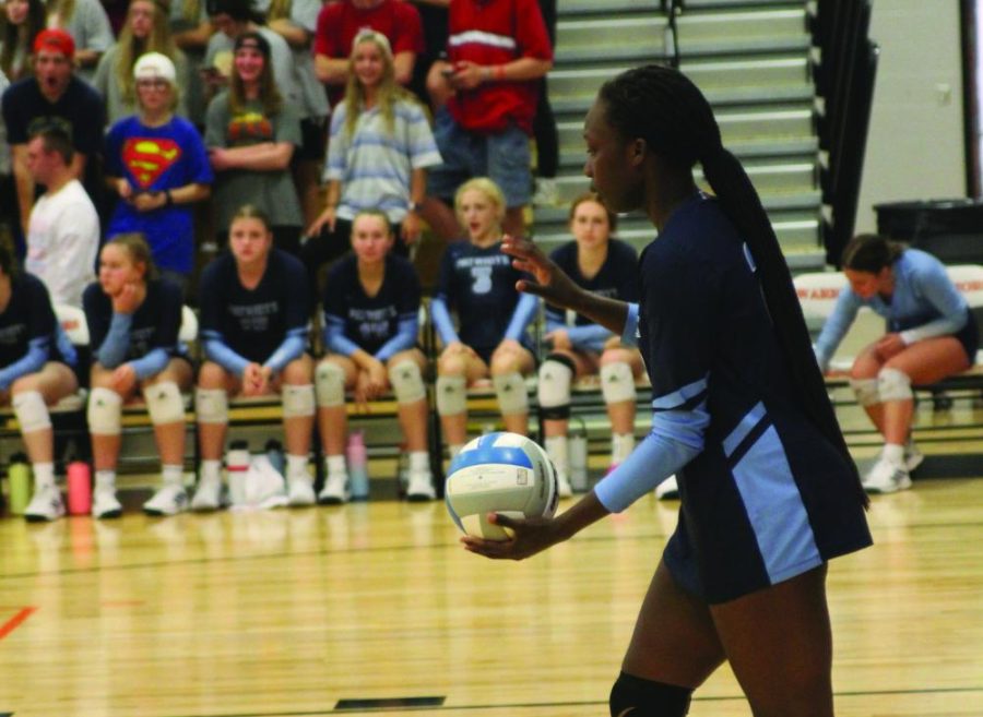 Jazz Kutey is a 6 junior on the LHS volleyball team. Kutey and the team will be competing in the State volleyball this weekend in Sioux Falls. 