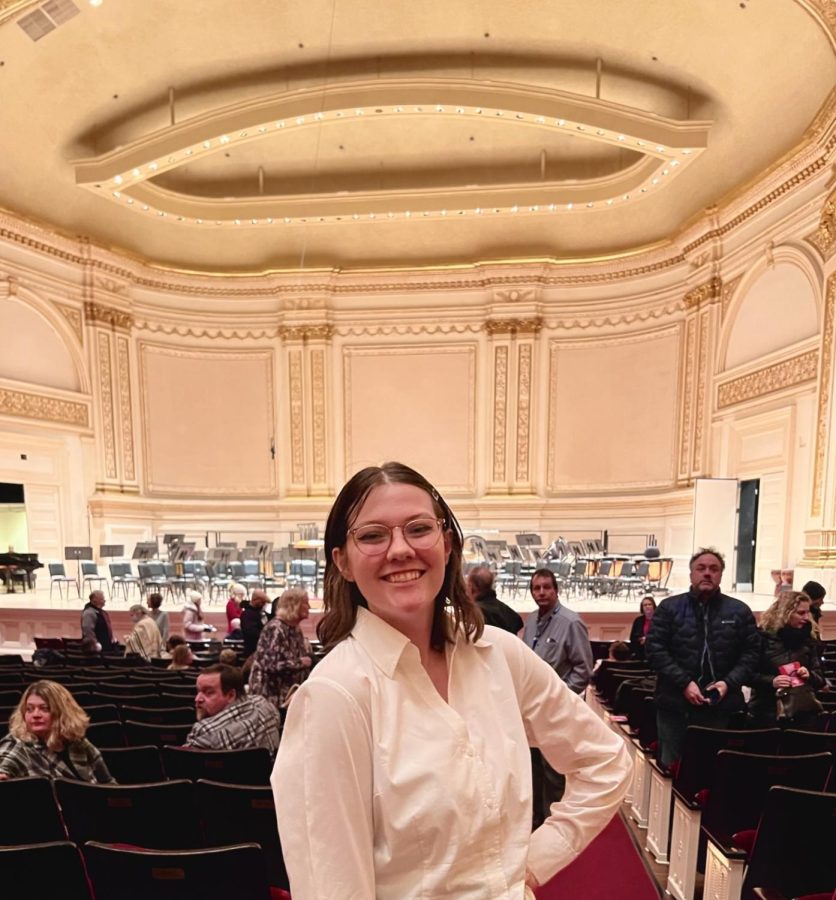 LHS senior Jo Kimball performed at Carnegie Hall in New York City this February. 