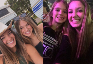  My sister and I on two of our many different adventures together, Taylor Swift concert and small town rodeo. 